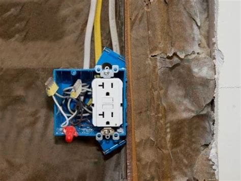 electrical boxes are flush with drywall or flush with tile|should electrical boxes be flushed.